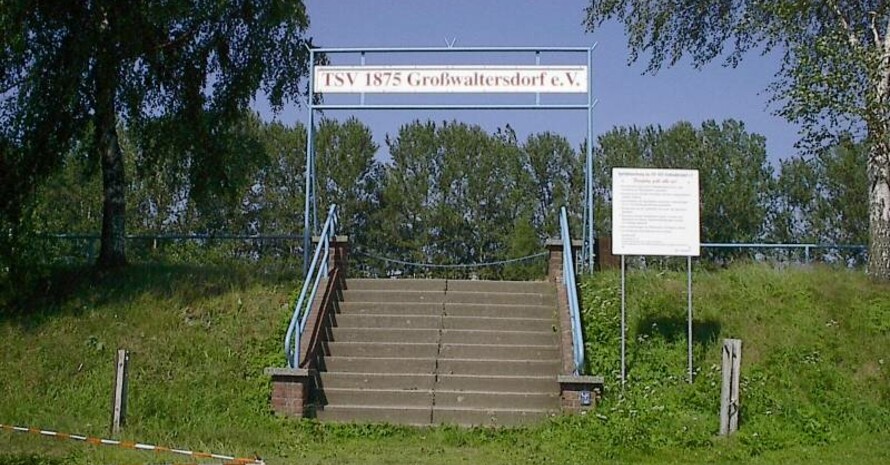 Die Sportanlage des TSV Großwaltersdof hat Sanierungsbedarf (Foto: SV Großwaltersdorf).