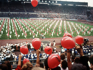 1983 war das Deutsche Turnfest das letzte Mal zu Gast in Frankfurt am Main. Copyright: picture-alliance