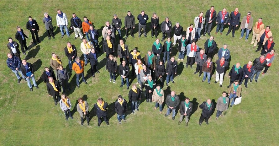 Die Teilnehmerinnen und Teilnehmer der Tagung in olympischer "Qualitätsordnung", Foto: Bundespolizeiakademie