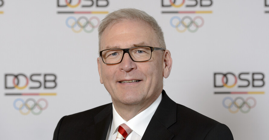 Der Vorstandsvorsitzende des DOSB, Michael Vesper, will auch zukünftig konstruktive Gespräche mit dem Doping-Opfer-Hilfe e. V. führen. Foto: DOSB / Torsten Silz