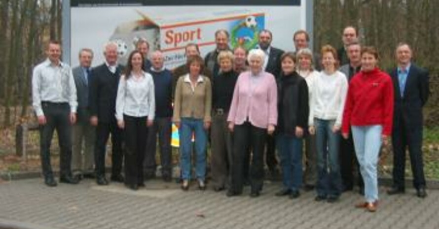 Workshopteilnehmer "Tag des Deutschen Sportabzeichens"- Landes-PR-Veranstaltungen 2004 am 18.2.2004 beim Deutschen Sportbund in Frankfurt/Main