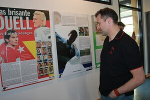 Die Ausstellung "BallARBEIT" ist noch bis 13. April im Haus des Deutschen Sports in Frankfurt zu sehen. Foto: dsj