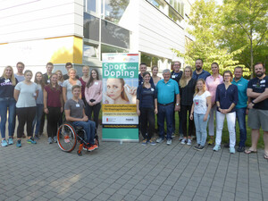 Teilnehmerinnen und Teilnehmer des Seminars Dopingprävention in Heidelberg. Foto: dsj