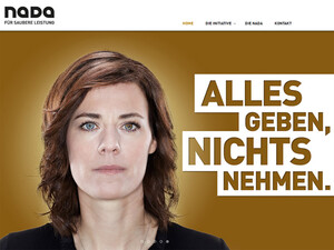 Claudia Bokel, Vorsitzende der Athletenkommission des IOC und  Olympiasiegerin im Degenfechten unterstützt die NADA-Initiative. Foto: www.alles-geben-nichts-nehmen.de