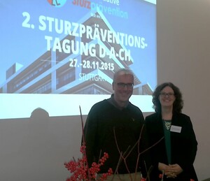 Prof. Dr. Clemens Becker und Ute Blessing-Kapelke führten durch die Veranstaltung. Foto: DOSB