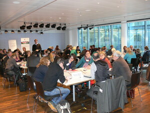 Viele Ideen entstanden an den Thementischen beim Vernetzungsworkshop. Foto: DOSB