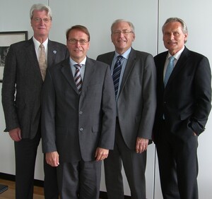 Die Jury 2011: Lutz Arndt, Uwe Hellmann, Michael Vesper und Armin Baumert (von links).