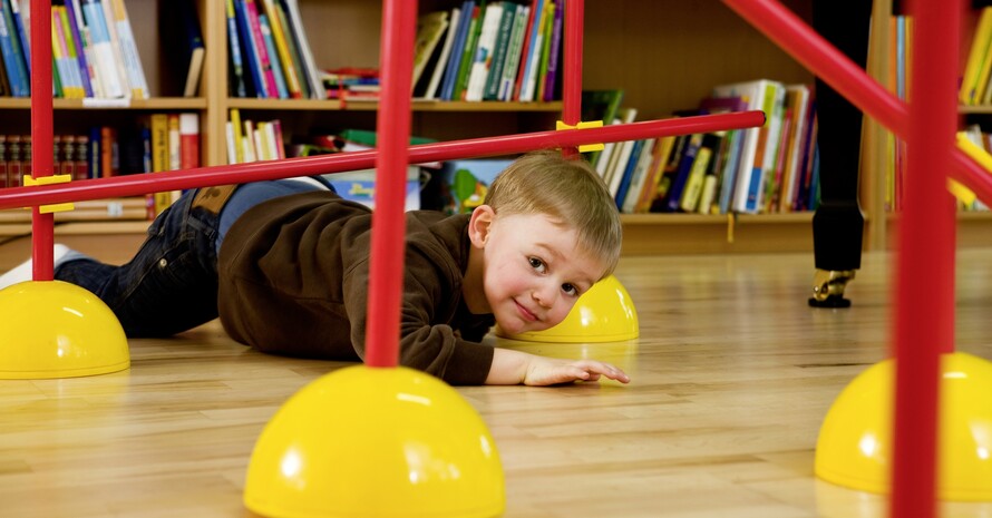 Nach Herzens Lust toben im Trimmy-Kindergarten. Foto: Molkerei Alois Müller