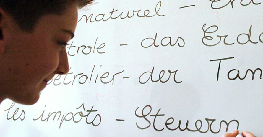 Die dsj bietet auch 2007 zusammen mit Partnern wieder deutsch-französische Tandemsprachkurse an. Copyright: picture-alliance/dpa