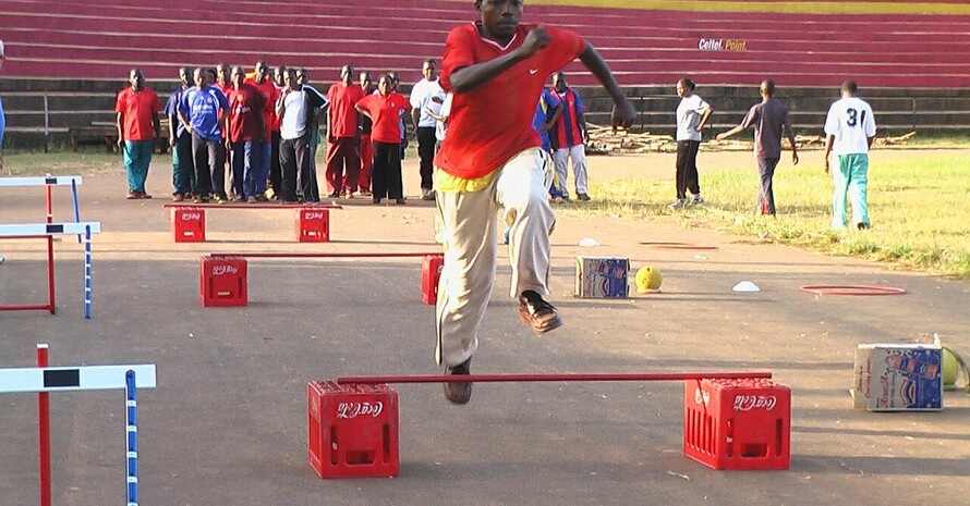 Leichtathletik-Training in Tansania, Foto: H-P Thumm