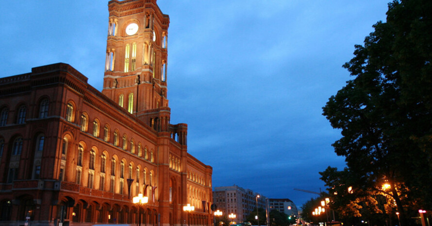 Auf dem Programm steht auch ein Empfang im Roten Rathaus. Copyright: picture-alliance