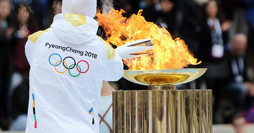 Das Olympische Feuer ist schon unterwegs: Am 9. Februar beginnen die Spiele in PyeongChang. Foto: picture-alliance