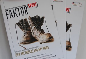Der Titel der zweiten Ausgabe "Faktor Sport": Foto: DOSB