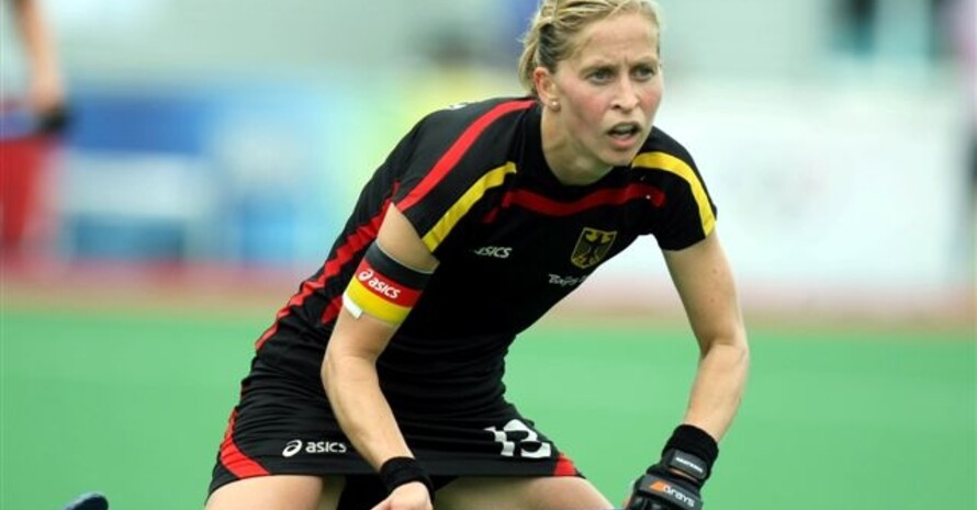 Hockey-Nationalspielerin Marion Rodewald wird im rahmen des Seminars einen Vortrag halten. Foto: picture-alliance