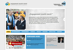 Screenshot von www.engagement-macht-stark.de