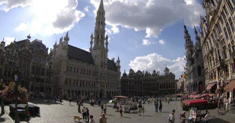 Das Rathaus auf dem "Grote Markt" in Brüssel. copyright: picture-alliance