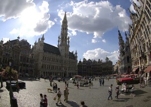 Das Rathaus auf dem "Grote Markt" in Brüssel. copyright: picture-alliance
