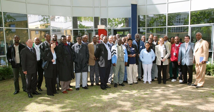 2005 waren Präsidenten und Generalsekretär aus englischsprachigen Ländern Afrikas zu Gast in Deutschland. Photo: LSB Hessen.