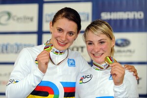 Überraschungserfolg für Kristina Vogel und Miriam Welte bei der Bahnrad-WM in Melbourne. Foto: Picture Alliance