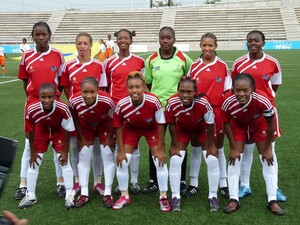 Namibias junge Frauen-Nationalmannschaft hat eine große Zukunft vor sich. Foto: Stärk