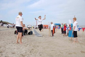 Der Sportstrand auf Langeoog bot optimale Bedingungen für das Sportabzeichen