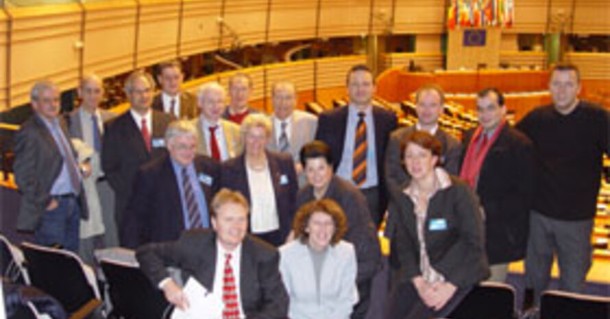 Teilnehmer des ersten „Europa hautnah“-Seminars