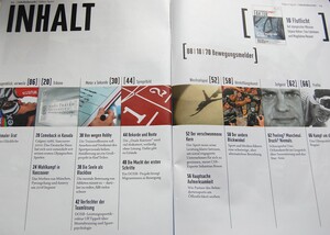 Das Inhaltsverzeichnis der ersten Ausgabe des neuen DOSB-Magazins "Fakto Sport", Foto: DOSB