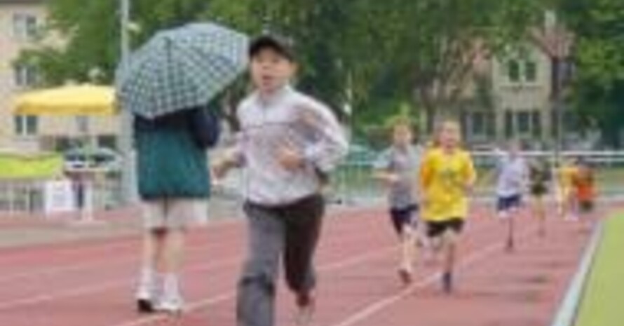 Den Sportlern schien das Wetter gar nichts auszumachen.