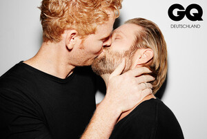 Kampagne gegen Homophobie: Jonas Reckermann und Julius Brink. Foto: GQ