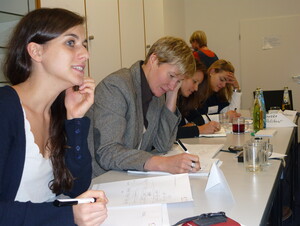 Teilnehmerinnen am Führungstalente-Camp in Berlin. Foto:DOSB