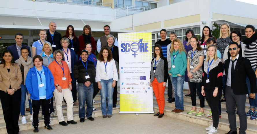 Teilnehmerinnen und Teilnehmer des SCORE Projektes in Zypern. Foto: DOSB