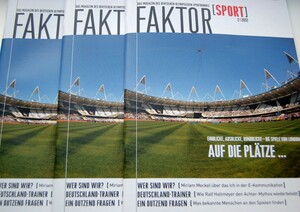 Das Titelbild der aktuellen Ausgabe von "Faktor Sport", Foto: DOSB