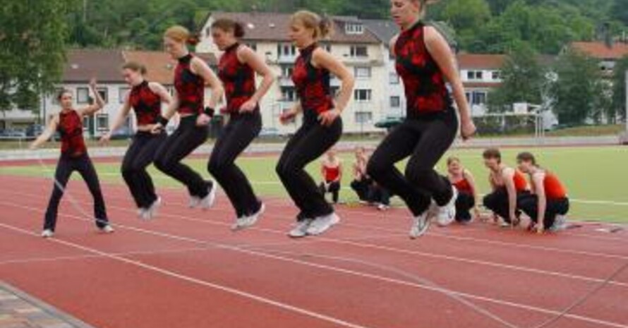 Die Robe-Skipping-Show der TSG Neustadt sorgte für den schönen Abschluss der Veranstaltung.