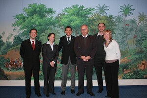 Eine Delegation des Nationalen Olympischen Komitees von Brasilien war im November 2008 zu Gast beim DOSB in Frankfurt. Foto: DOSB-Archiv