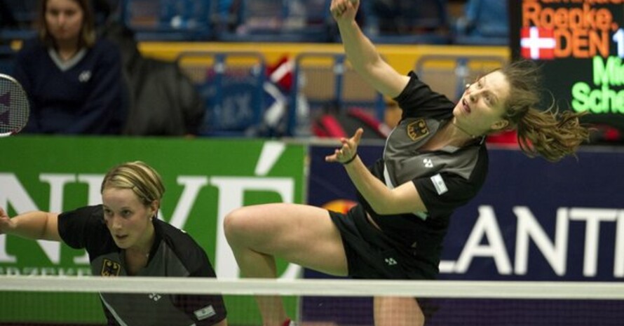 Birgit Michels (links) und Juliane Schenk brachten die DBV-Auswahl im Finale gegen Dänemark mit 2:1 in Führung. Foto: Picture Alliance