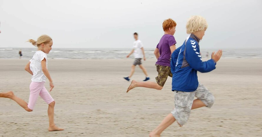 Der Termin war auf die Tide abgestimmt: Sprint auf der Sandbank vor Langeoog. Alle Fotos: Marco Dames