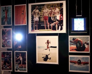 Sportfotografien im Deutschen Sport & Olympia Museum in Köln. Foto: picture-alliance