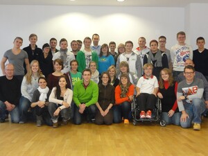 Juniorbotschafter und -botschafterinnen der Deutschen Sportjugend. Foto: DOSB