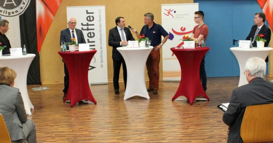 Der 3. Sportdialog des Landessportbundes Hessen stand unter dem Titel „Schule und Sportverein – Partner oder Konkurrenten?“. Foto: LSB Hessen