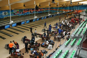 Dream Bowl Palace in München ist ein "traumhafter" Austragungsort für eine Bowling-WM. Foto: Gisela Göbel/DBU