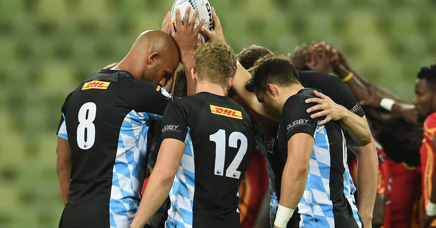 Das deutsche Team beim Oktoberfest 7s in München. Foto: picture-alliance