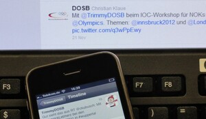 Auch DOSB-Maskottchen Trimmy ist in sozialen Netzwerken aktiv. Foto: DOSB
