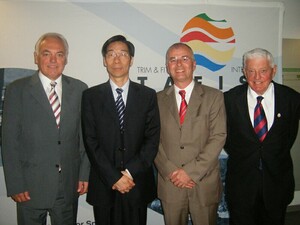 v.li.: Walter Schneeloch, Feng Jianzhong, Wolfgang Baumann, Brian Dixon, Foto: TAFISA