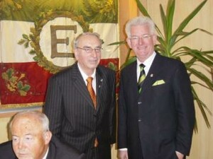 Carl-Heinz Engelke mit dem Bundesbeauftragten für das Deutsche Sportabzeichen, Klaus Witte (rechts, Foto: privat).