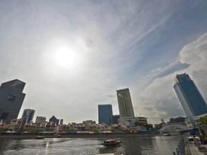 Singapur rüstet sich für die Olympischen Jugendspiele 2010. Copyright: picture-alliance