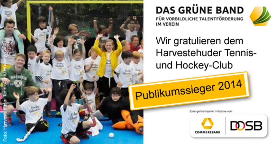 Der Harvestehuder Tennis- und Hockey-Club ist der Publikumssieger 2014.