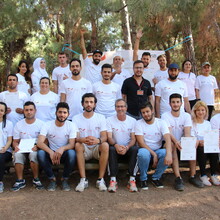DOSB-Experte Ralph Mouchbahani (Mitte) zeigte sich begeistert über das Engagement der Teilnehmer/innen beider Workshops. Foto: DOSB/Alassaf