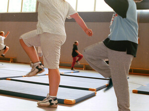 Spaß an einer "bewegten" und gesunden Lebensweise sollen Kinder und Jugendliche durch das Spiel- und Sportfest erfahren. Copyright: picture-alliance