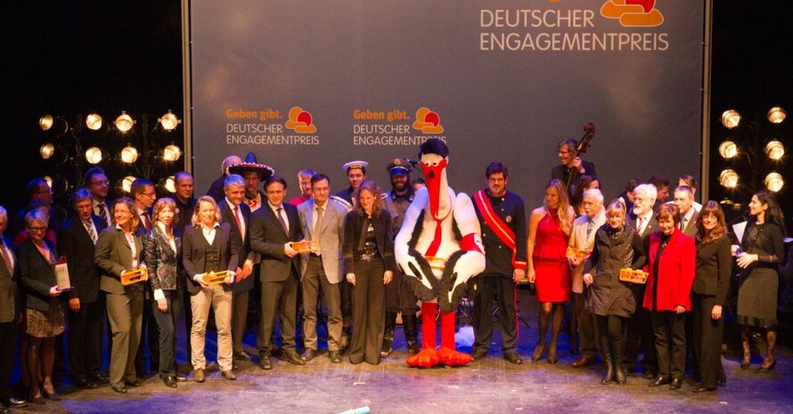 Alle Preisträger des Deutschen Engagementpreises 2012 auf einen Blick; Foto: Deutscher Engagementpreis