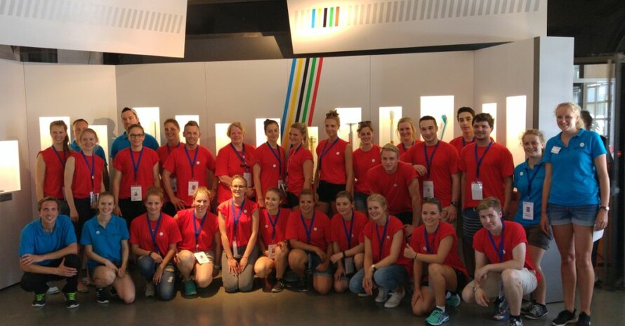 Die Volunteers des Olympic Day 2016. Foto: DOA